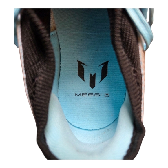 Adidas Blue and Black Messi Craxy Fast Athletic Shoes Sleek Design Size 10 - Picture 4 of 8